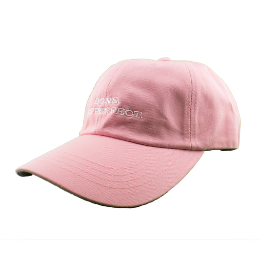 "Done. Perfect." Pink Hat