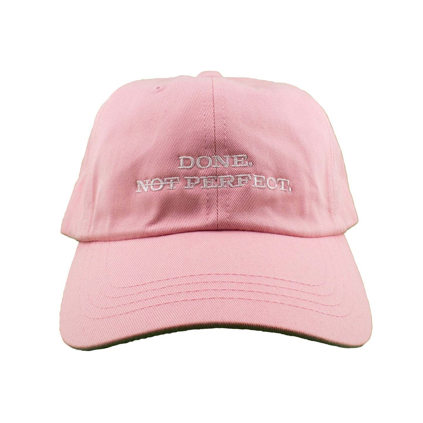 "Done. Perfect." Pink Hat